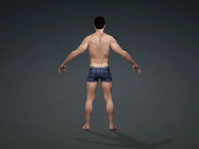 Reallistic Men 3d Model 3D model