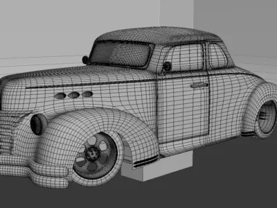 custom coupe 3D model
