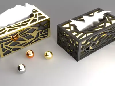 tissue box Model 1 3D model