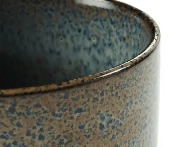 madem stoltz - plant pot blue rost L size 3D model