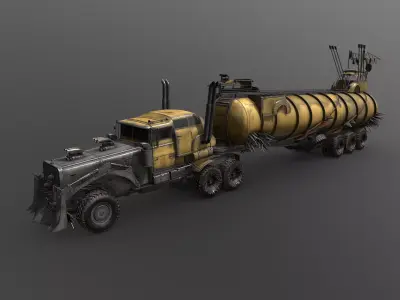 Mad Car 8k resolution 3D model