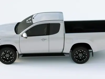 Mitsubishi L200 Extended Cab 2019 3D model