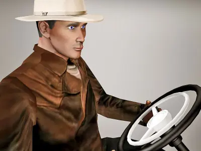Driver style 30s  3D model
