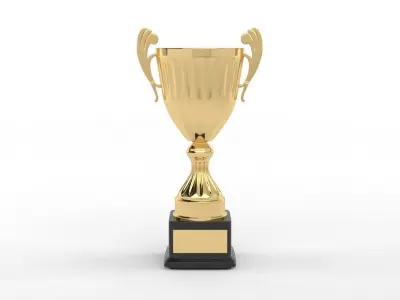 Cups Trophy 3D model 5