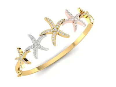 Starfish Bracelet 3D print model