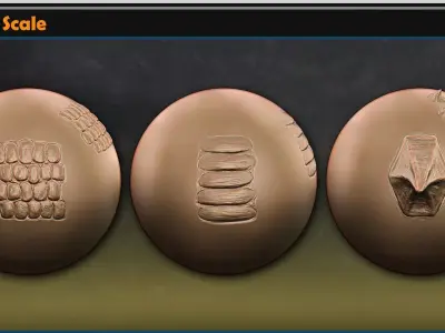 Dragon Scale  Vol 17 3D model