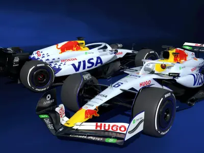 F1 VCARB-02 2025 Low-poly 3D model