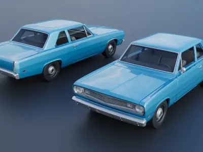 Plymouth Valiant 1970 3D print model