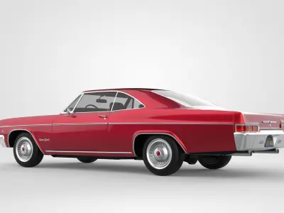 Chevrolet Impala Coupe 1966 3D model