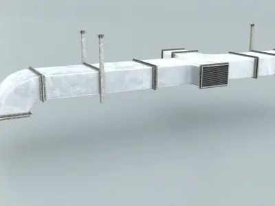 laos HVAC Air Duct 3D model
