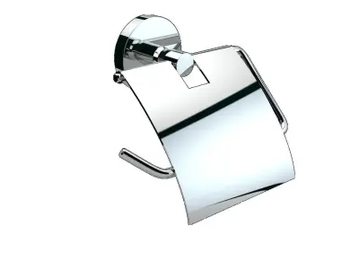 Rose Paper Holder Cover 3D model