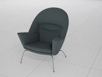 Wegner Oculus Chair UE4 3D model