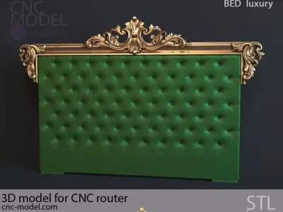 BED luxury for CNC router 3D model