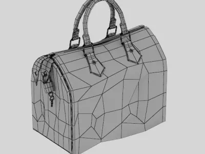 Louis Vuitton Speedy 25 Bag Low-poly 3D model
