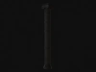 Roman Column 3D Model  Low-poly 3D model