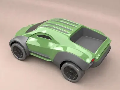 Armox concept vehicle 3D model