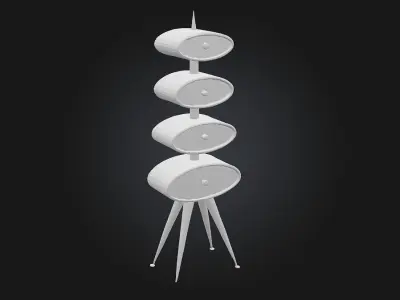 Oval Harmony Tower 3D model