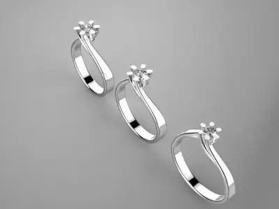 ENGAGEMENT  RING 3D print model