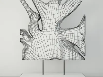 Canyon Art Wood Decor  3D model