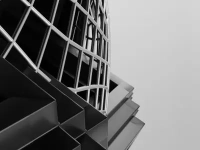 Geo cube Sculpture  Low-poly 3D model