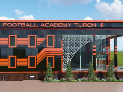 PFC TURON FOOTBALL ACADEMY UZBEKISTAN FERGANA YAYPAN 3D model