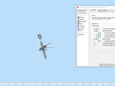 light weight simple cross model 523 3D print model