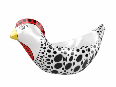   Hen Shape Bowl 3D model