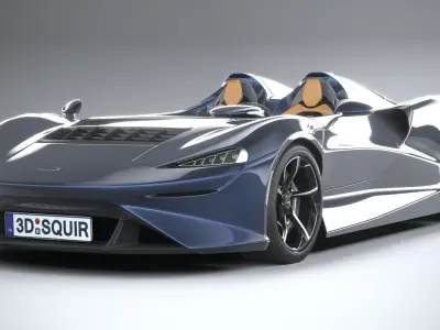 Mclaren Elva 2021 3D model