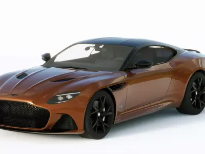 Aston Martin DBS Superleggera 2019 3D model