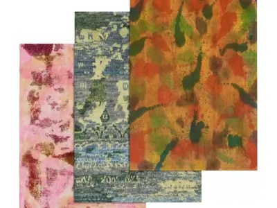 Rug Set 1971 3D model