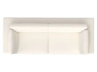 Dream Square Arm Upholstered Sofa 3D model