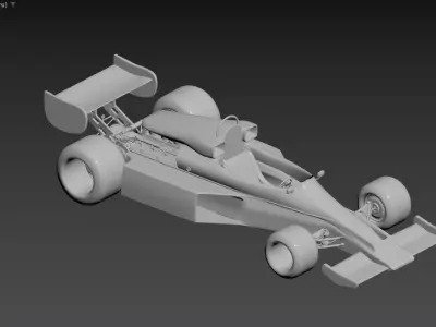 3D model of a Formula 1 race car 3D model
