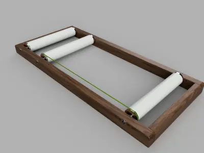 DIY Bicycle Rollers Free 3D model