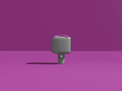 Loco - Cute Robot low poly Free low-poly 3D model
