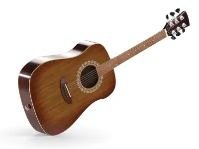 Acoustic Guitar 3D model