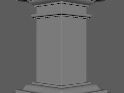Statue Base Free 3D model