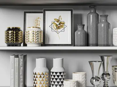 Decorative Set 48 3D model buy