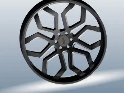 CAR RIM 3D model 26