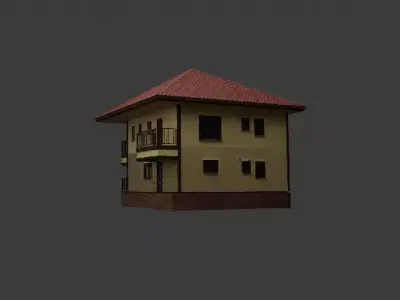 House Low-poly 3D model