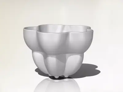 Pen Holder Flower Vase 3D print model