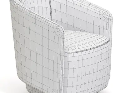 armchair Low-poly 3D model purchase