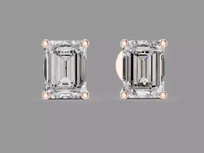 Diamond Earrings  3D print model
