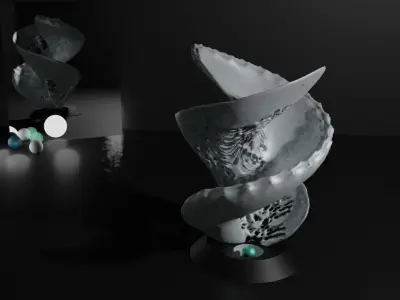 Decoration Blender Light  Free 3D model