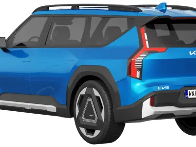 Kia EV9 GT-Line 3D model
