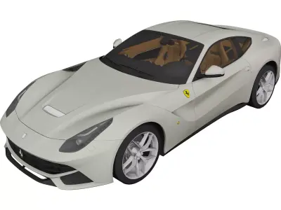 Ferrari f12 berlinetta 3D print model