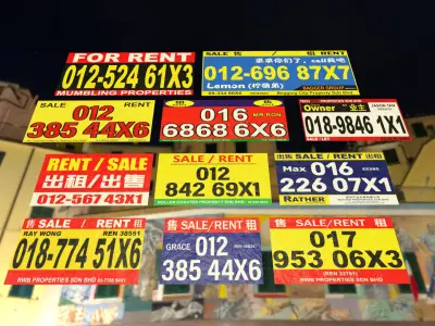 For Rent Banner CN 03 Texture