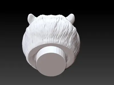 Bear Head bangle 3D model