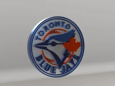 MLB Toronto BlueJays V1 Team Logo 3D model