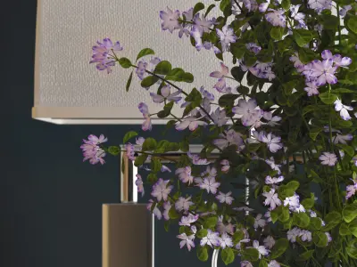 Decorative vase set 3D model