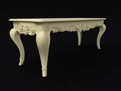 coffee table 3D model 9